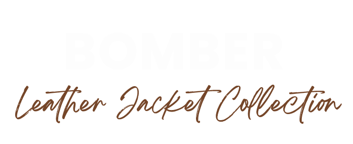Bomber leather jacket collection