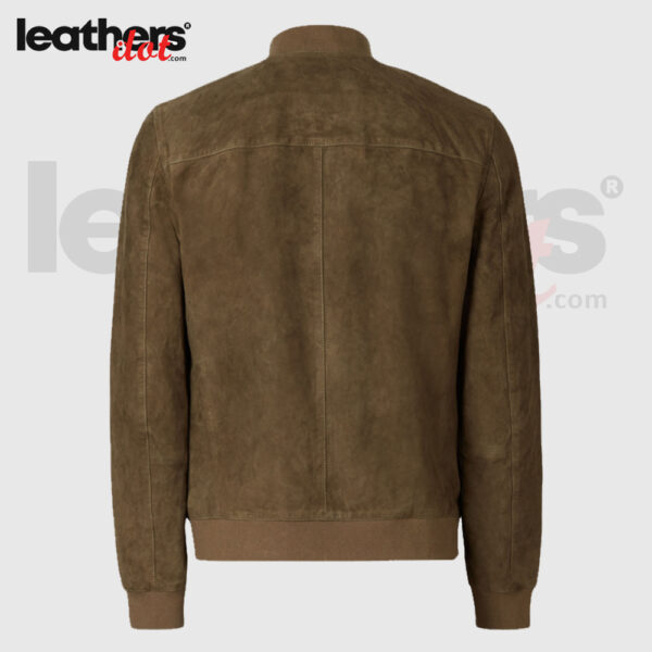 New Chrome Free Suede Bomber Leather Jackets for Men