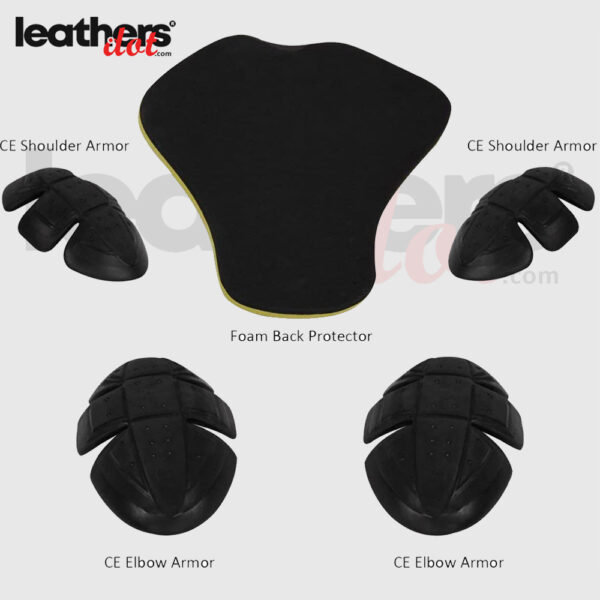 Shop Mens Perforated Reflective Textile-Mesh Motorcycle Jacket for Men