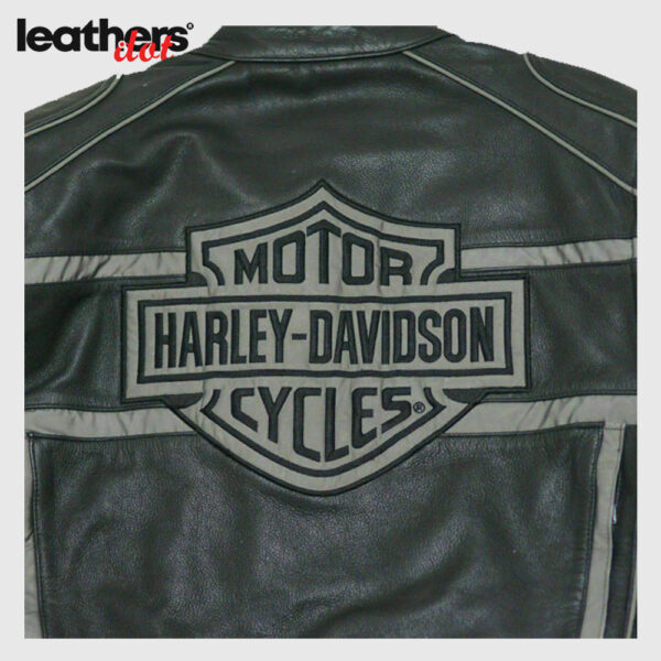 Harley Davidson Men’s Luminator 360 Black Motorcycle Leather Jacket