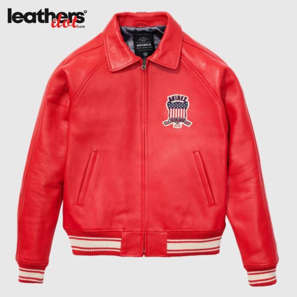 Limited Edition Red Icon Leather Jacket