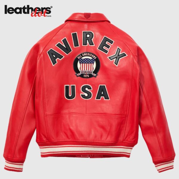 Limited Edition Red Icon Leather Jacket