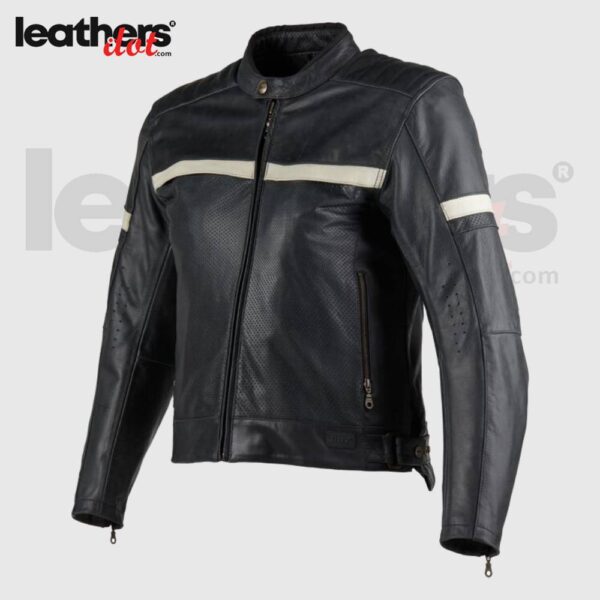 Bilt Alder 2 Motorcycle Black Leather Jacket