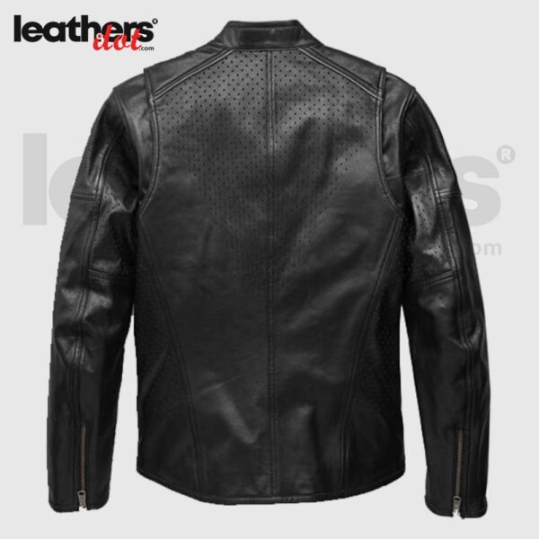 Men’s Harley Davidson Llano Perforated Leather Jacket
